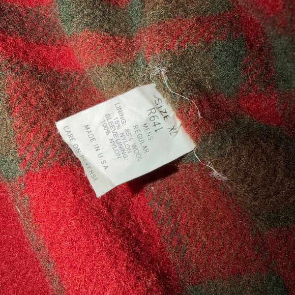 VTG 80s L.L.Bean Chore Barn Jacket Men’s XL USA Canvas Corduroy Collar - Picture 13 of 13